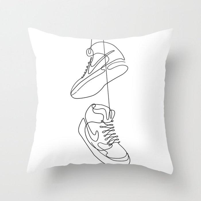 Sneakers simple minimal one line art …