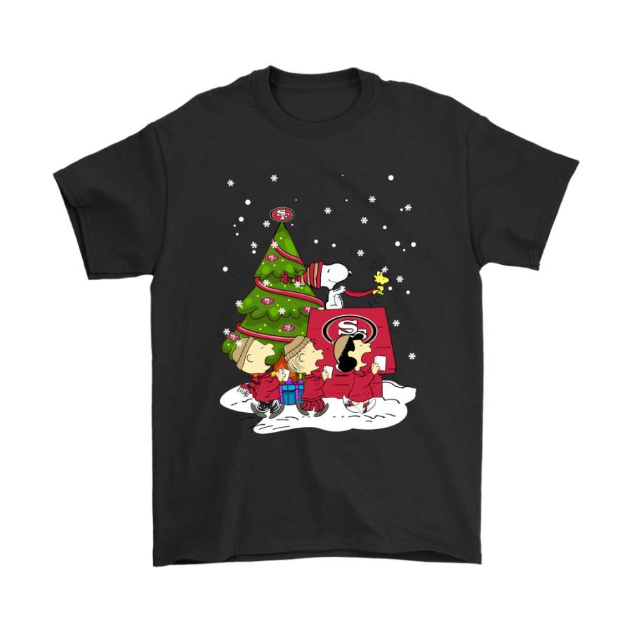 San Francisco 49ers Are Coming To Town Snoopy Christmas Shirts NFL x Shirthome