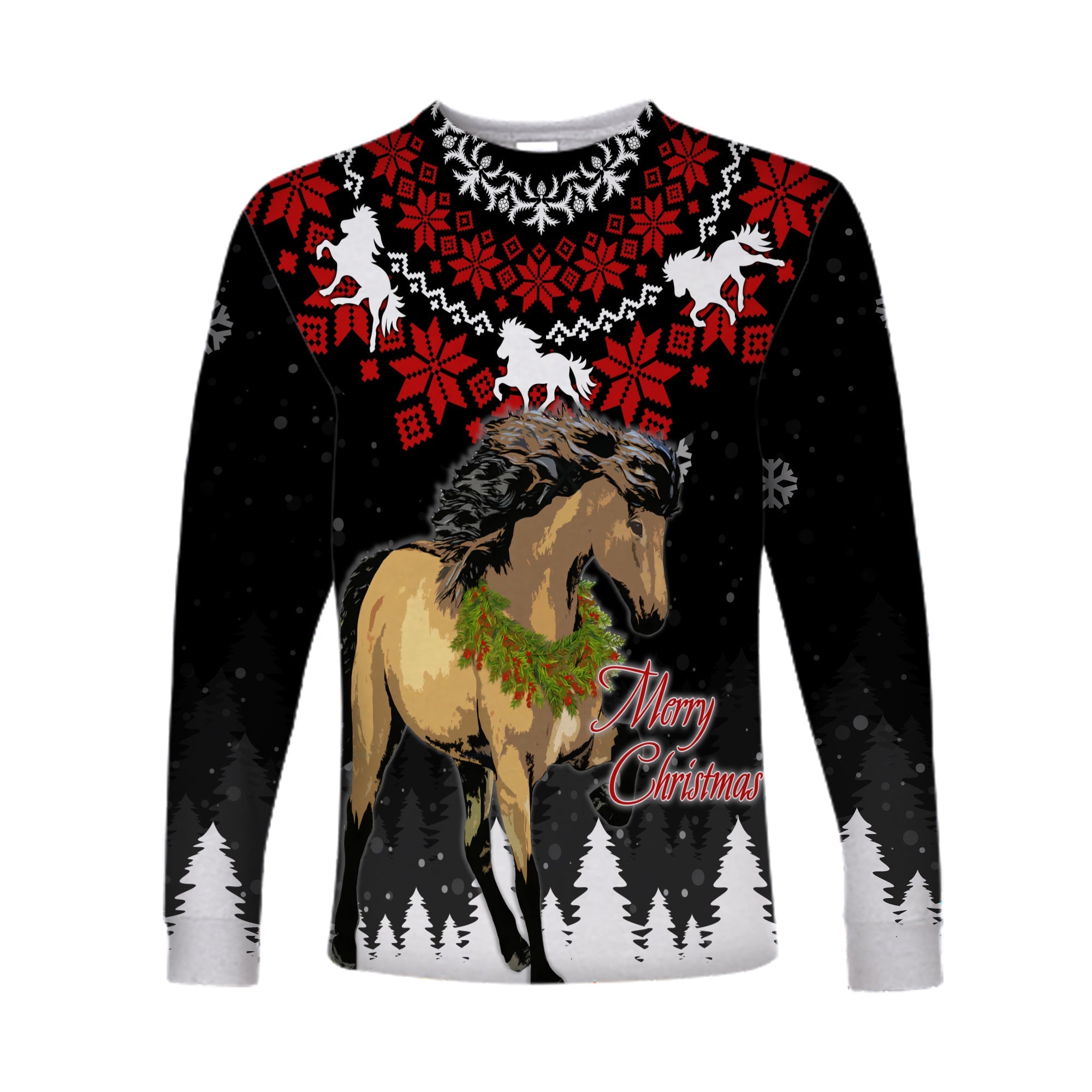 Iceland Christmas Long Sleeves Shirt Icelandic Horse - Do The Tolt Lt7 Designed By Shirttrendz
