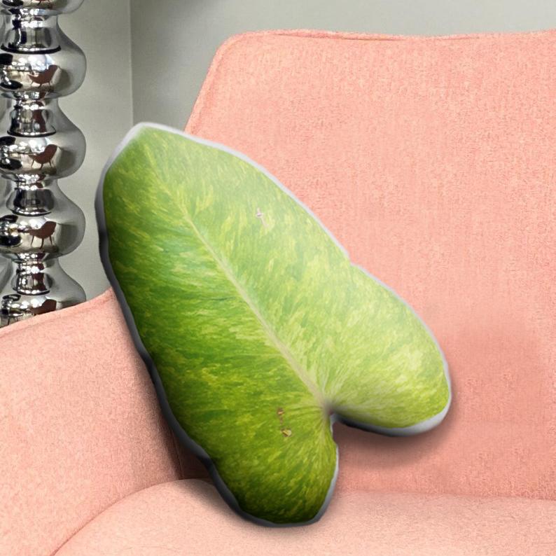 Philodendron Painted Lady Leaf Pillo &hellip;
