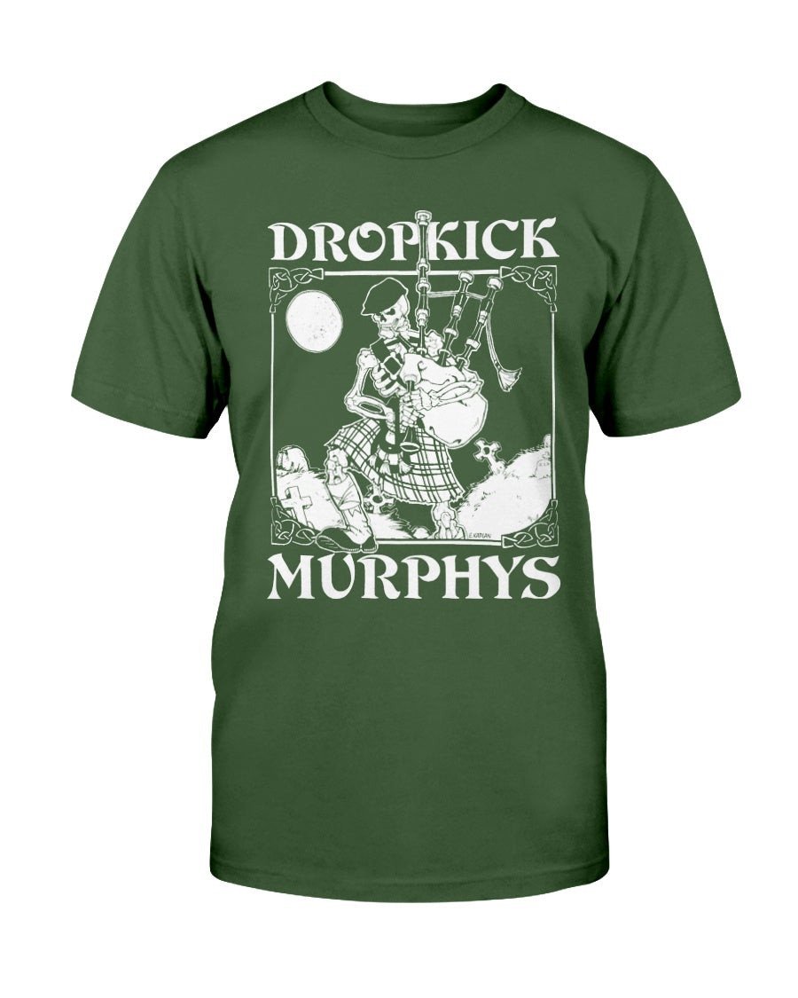 Dropkick Murphys Vintage Skeleton T Shirt 090721