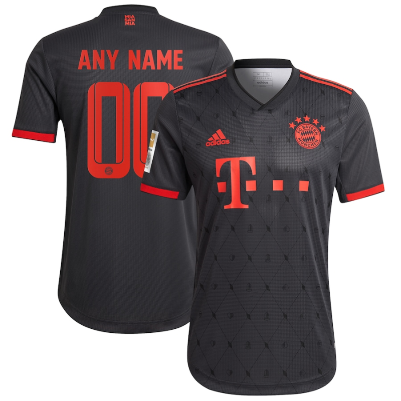 Sadio Mané 10 Printing Bayern Munich Third Shirt 2022/23 Player Jersey – Gray