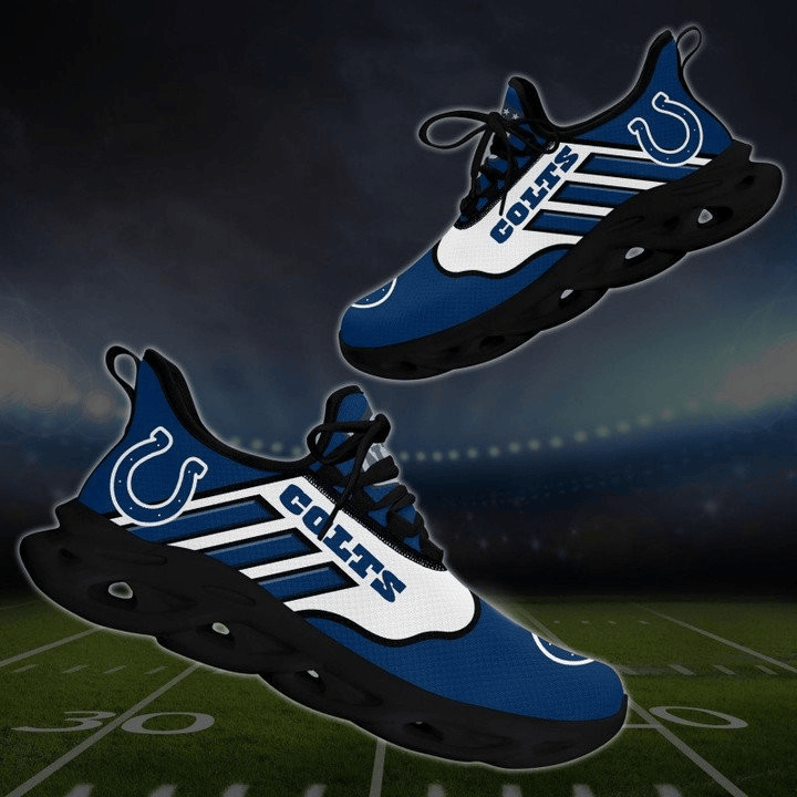 Indianapolis Colts Blue White Max Soul Shoes Sport Sneakers MS5541