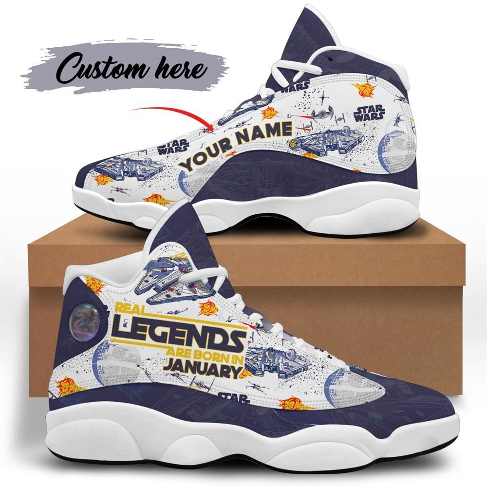 January Birthday Air Jordan 13 January Shoes Personalized Sneakers Sport V045