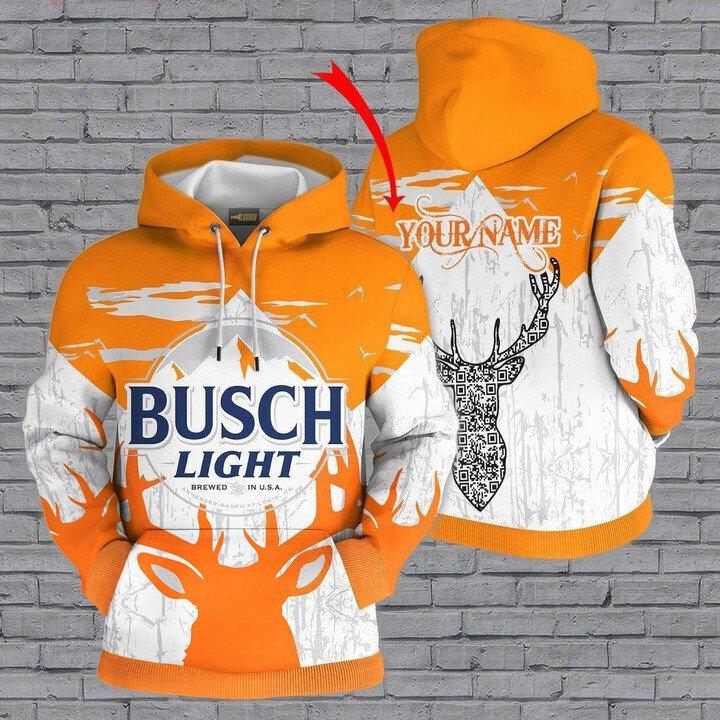 Personalized Busch Light Hoodie & Zip Hoodie