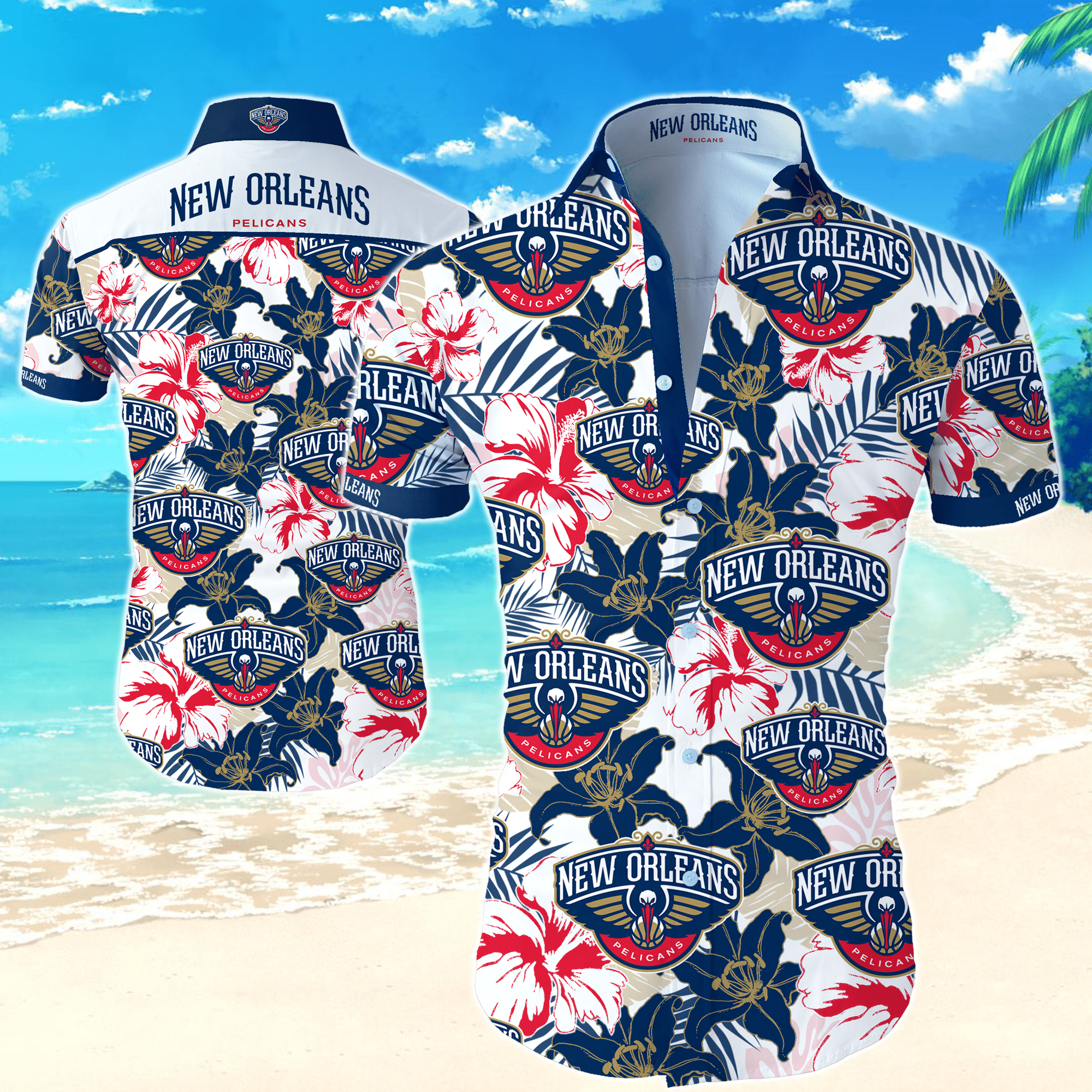 New Orleans Pelicans Hawaiian Shirt_ …