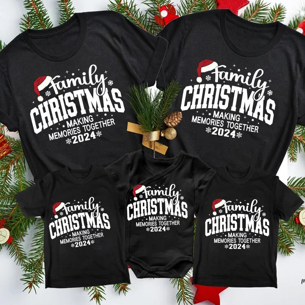 Family Christmas 2024 Making Memories Together Shirts, Christmas Family Shirt, Christmas Group Shirt, Christmas Pajamas, Christmas Gifts Simpleshirt Blueshirtfarm