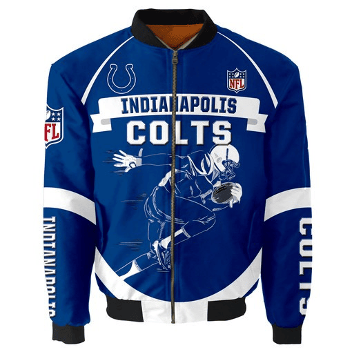 Indianapolis Colts Thick Unisex Bomber Jacket CSBBT