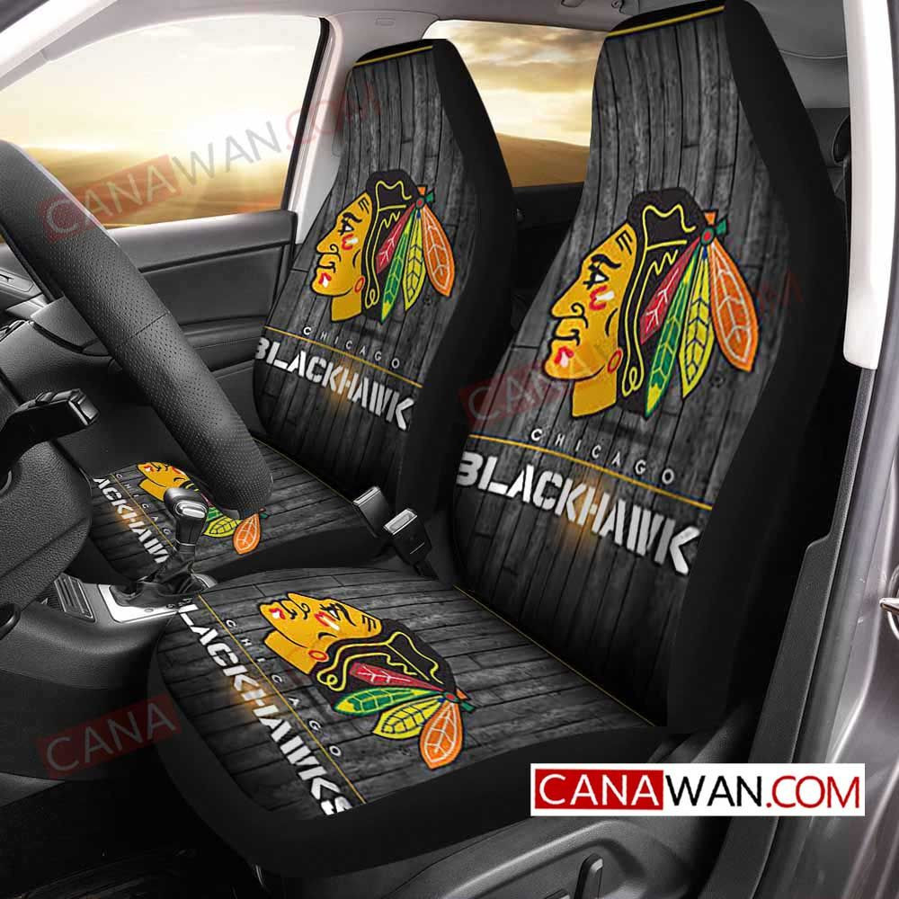 Chicago Blackhawks Car Seat Cover Set CSC3392