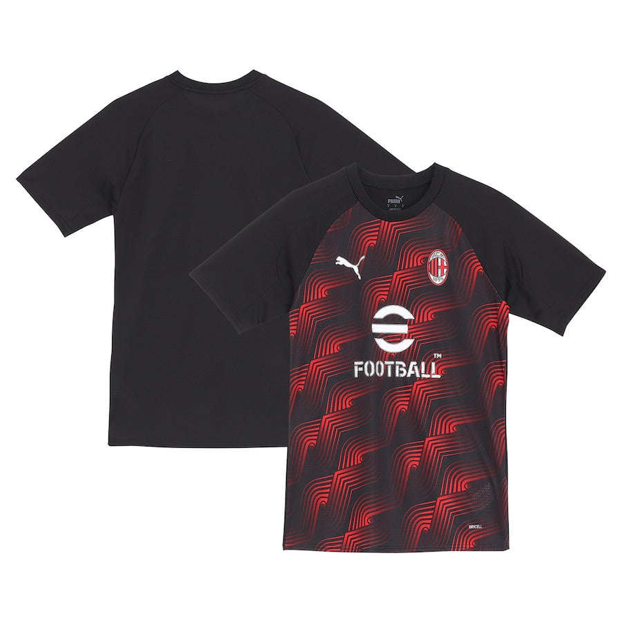 Ac Milan Puma 2023/24 Pre-Match Jersey – Black