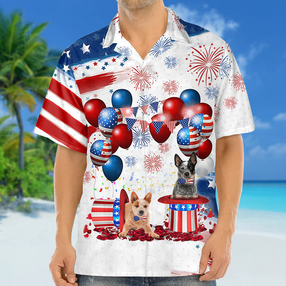 Australian Cattle Independence Day Hawaiian Shirt For Men And Women, 4Th Of July Hawaiian Shirt