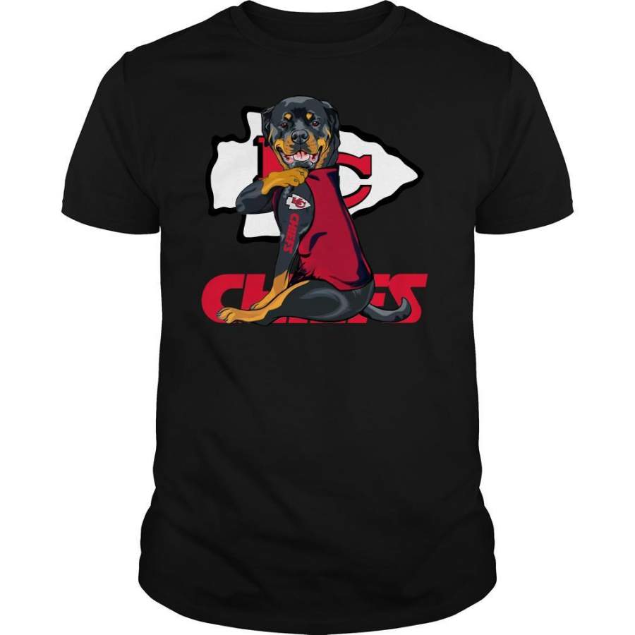 Rottweiler Kansas City Chiefs Shirt Trending T Shirt 2020