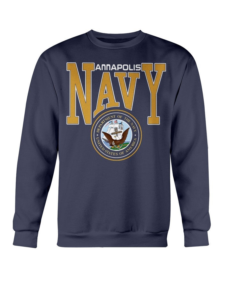 Vintage 90S Us Navy Academy Sweatshirt 080821