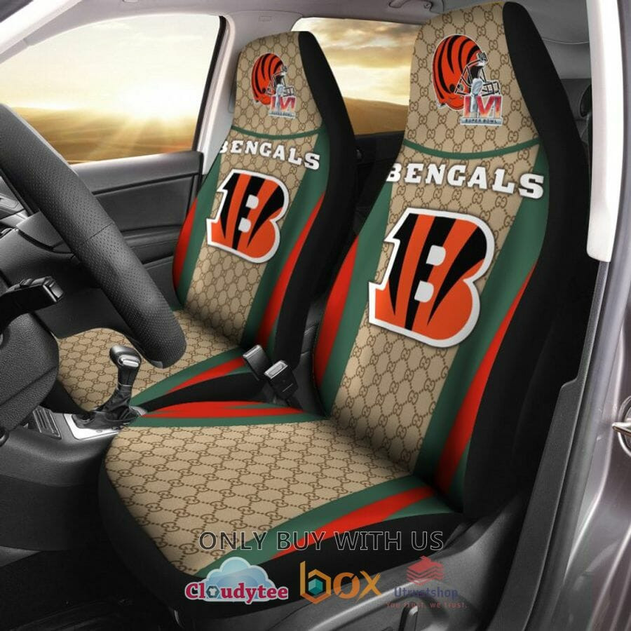 Cincinnati Bengals Car Seat Cover Set CSC3809