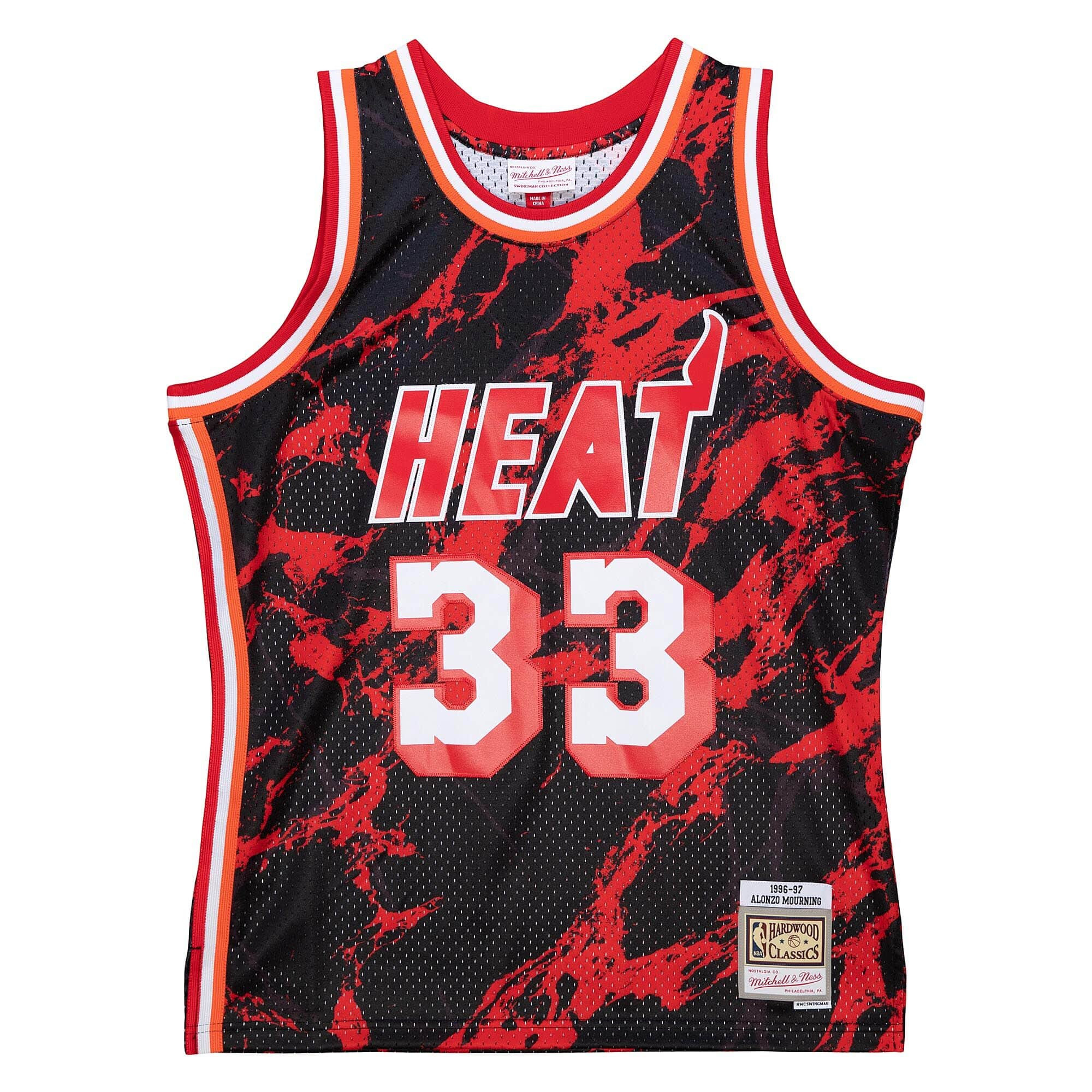 alonzo mourning swingman jersey
