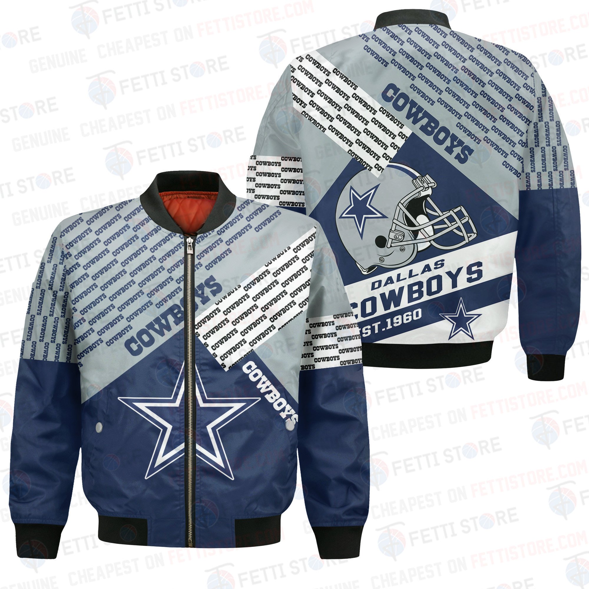 Dallas Cowboys National Football League Bomber Jacket STM BJ1378