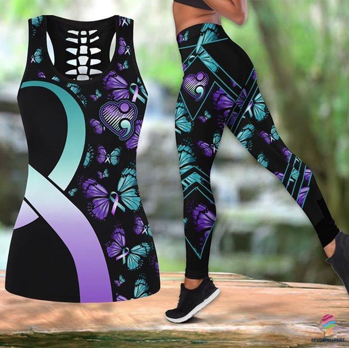 Teal And Purple Ribbon Teal Cancer C …