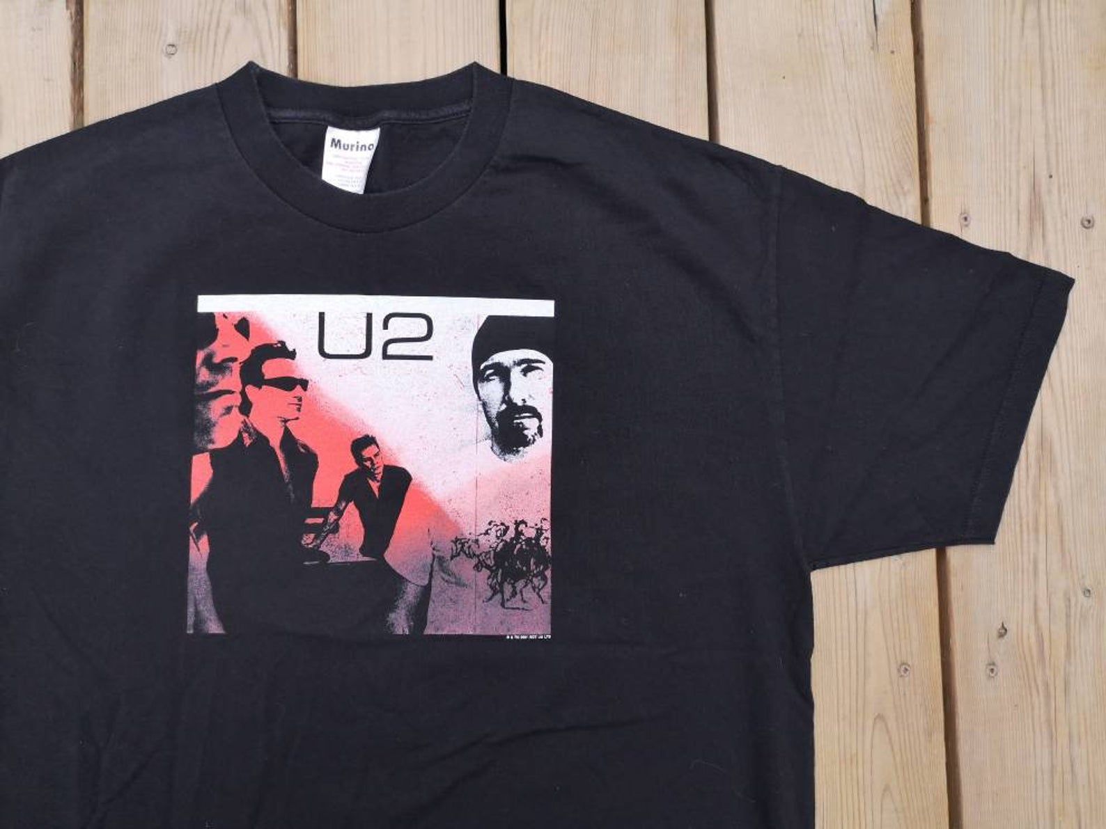 Vintage 2001 U2 The Goal Is Elevation Concert Tee Double-Sided T-Shirt Made In Usa