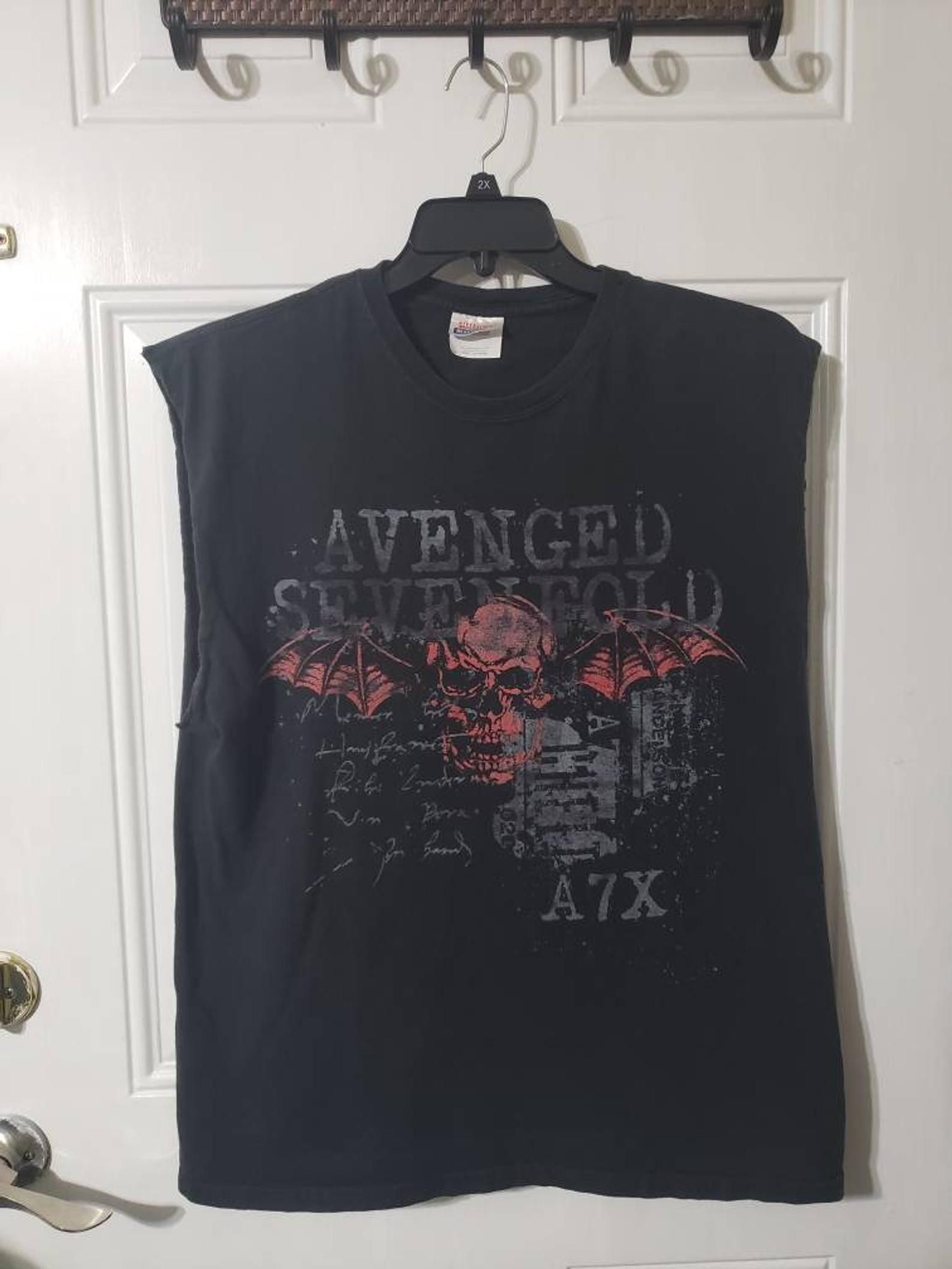 Vintage Avenged Seven Flod T-Shirt L