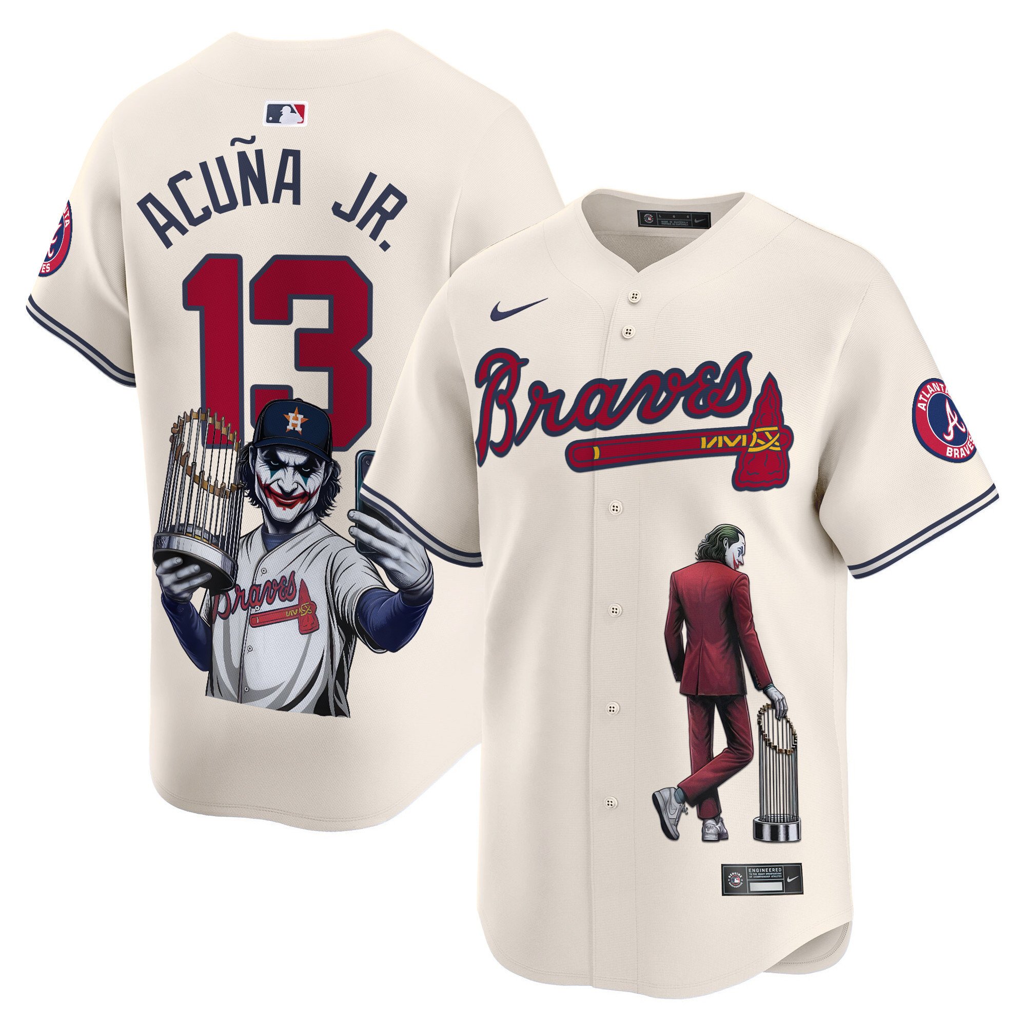 Unisex Atlanta Braves Joker Vapor Premier Limited Jersey – Printed