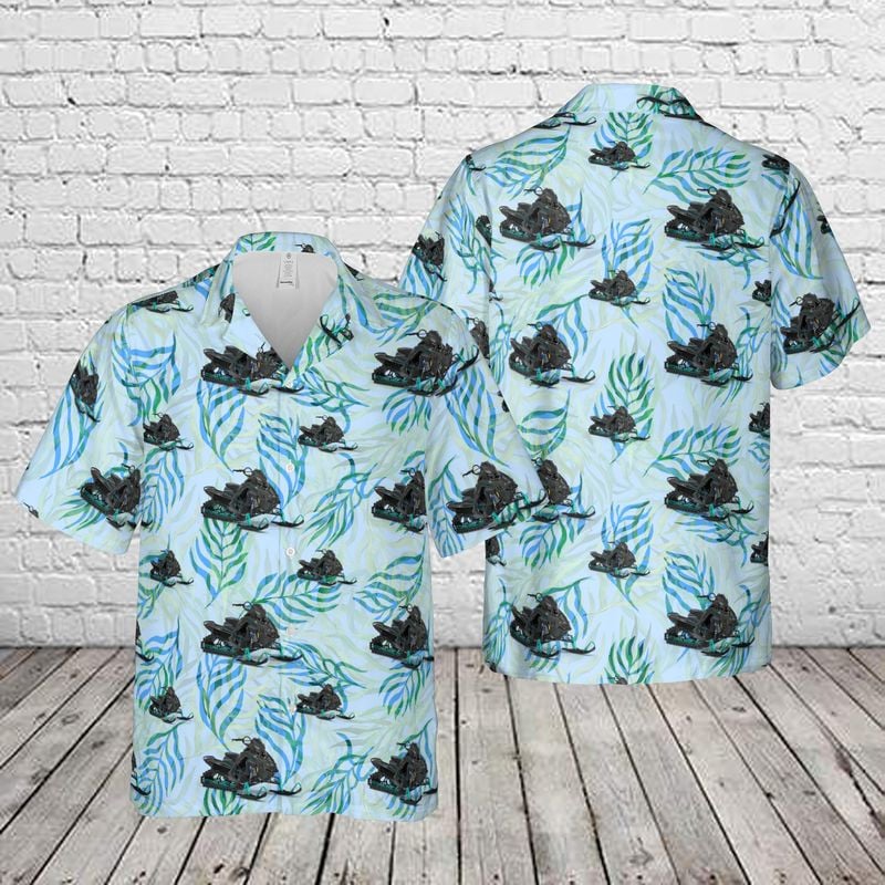 2024 Polaris Patriot Boost Pro Rmk Slash  Snowmobile And Tropical Logo 3D Hawaiian Shirt
