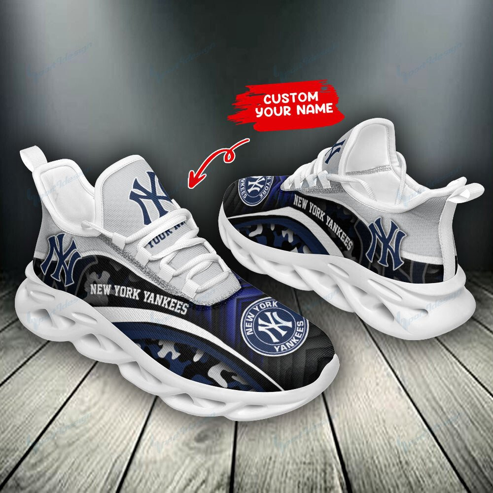 New York Yankees Personalized Clunky Sneaker Max Soul Shoes Ver 39