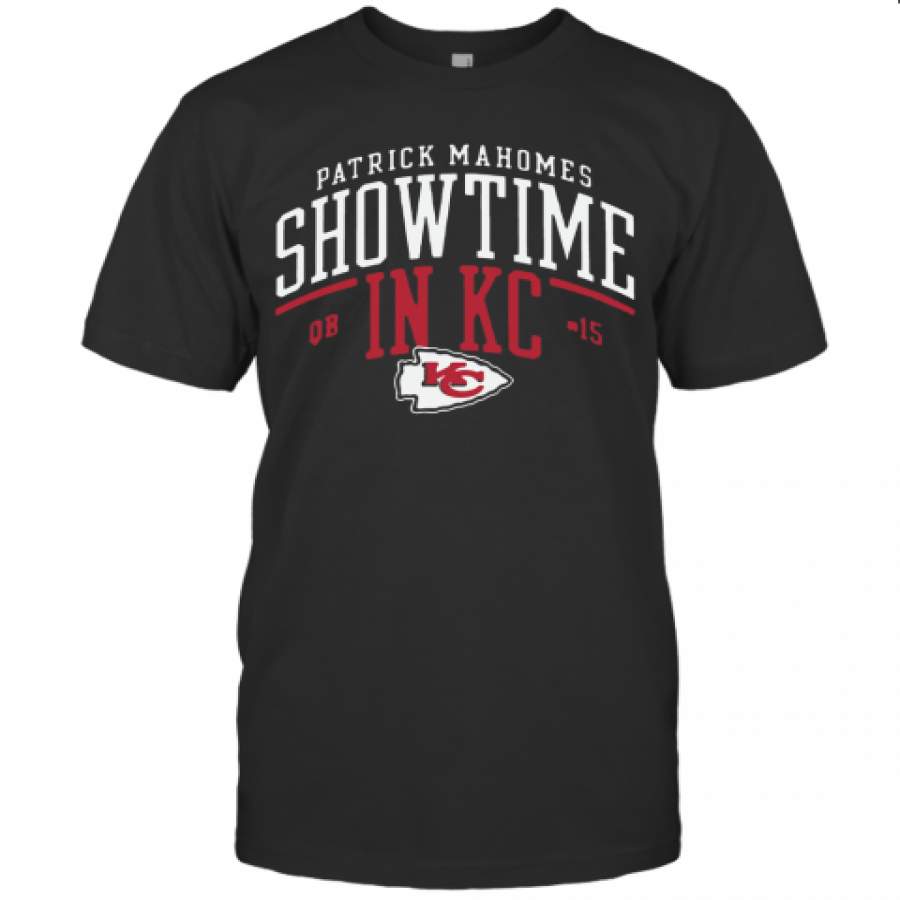 Kansas City Chiefs Patrick Mahomes Showtime in Kc T Shirt Trending T Shirt 2020