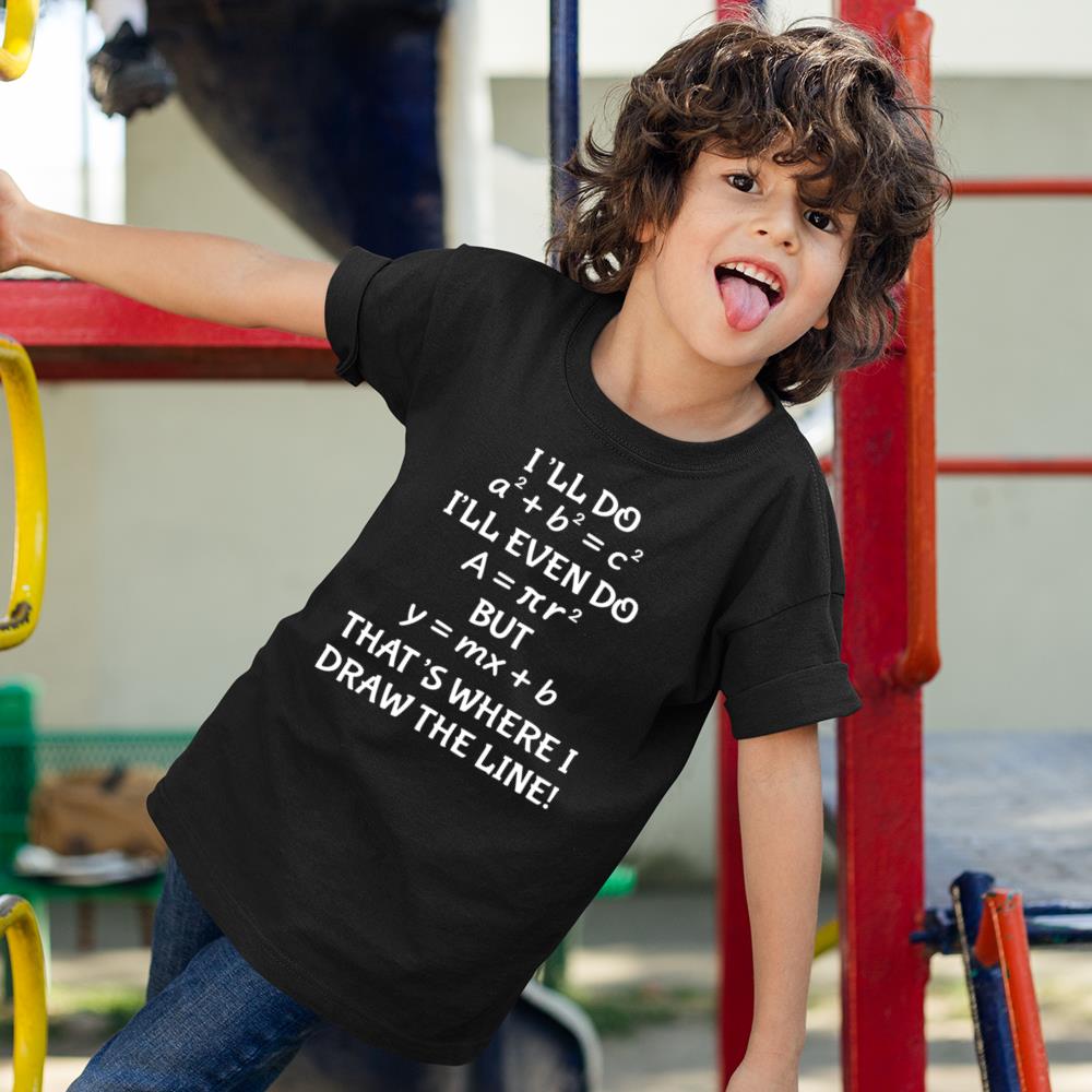 Funny Math Teacher Joke Men Women Fun Best Math Quotes T-Shirt Kids T Shirt