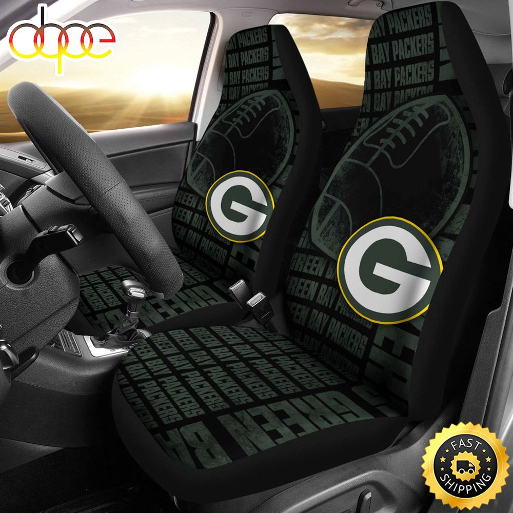 Gorgeous The Victory Green Bay Packers Car Seat Cover Set CSC4930