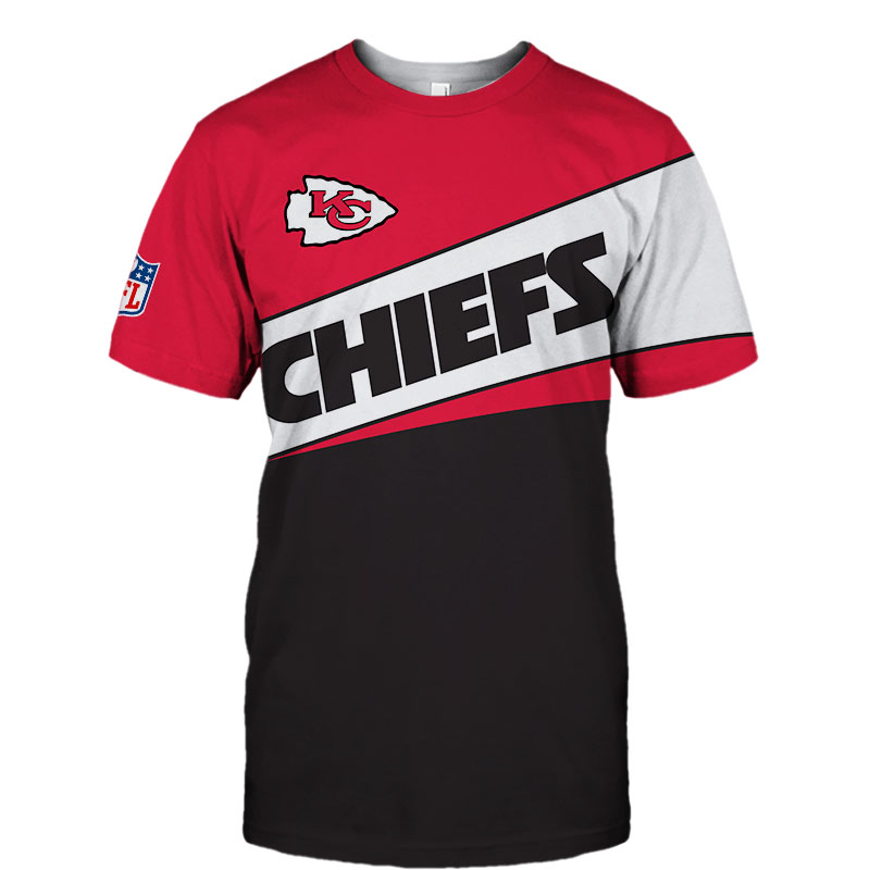 Kansas City Chiefs T-Shirt 3D New Style Short Sleeve Gift For Fan