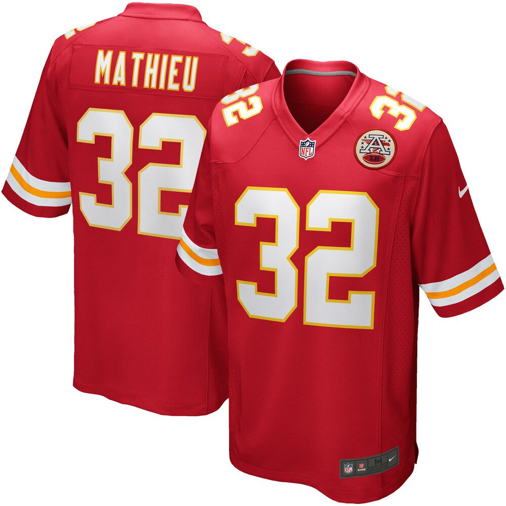 Men’S Kansas City Chiefs Tyrann Mathieu Nike Red Game Player Jersey