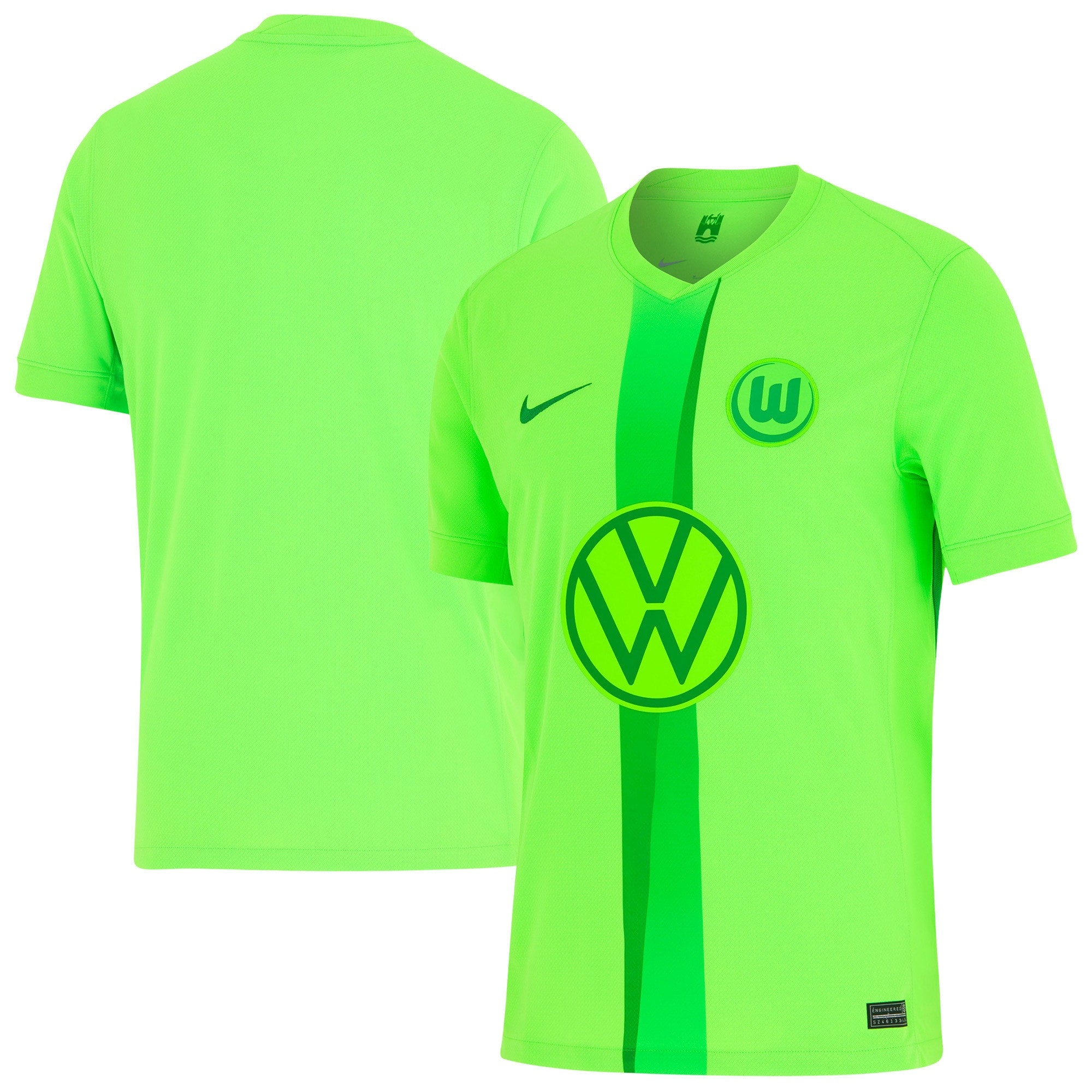 Vfl Wolfsburg Nike Home Stadium Shirt – 2024-25 Custom Jersey – Green