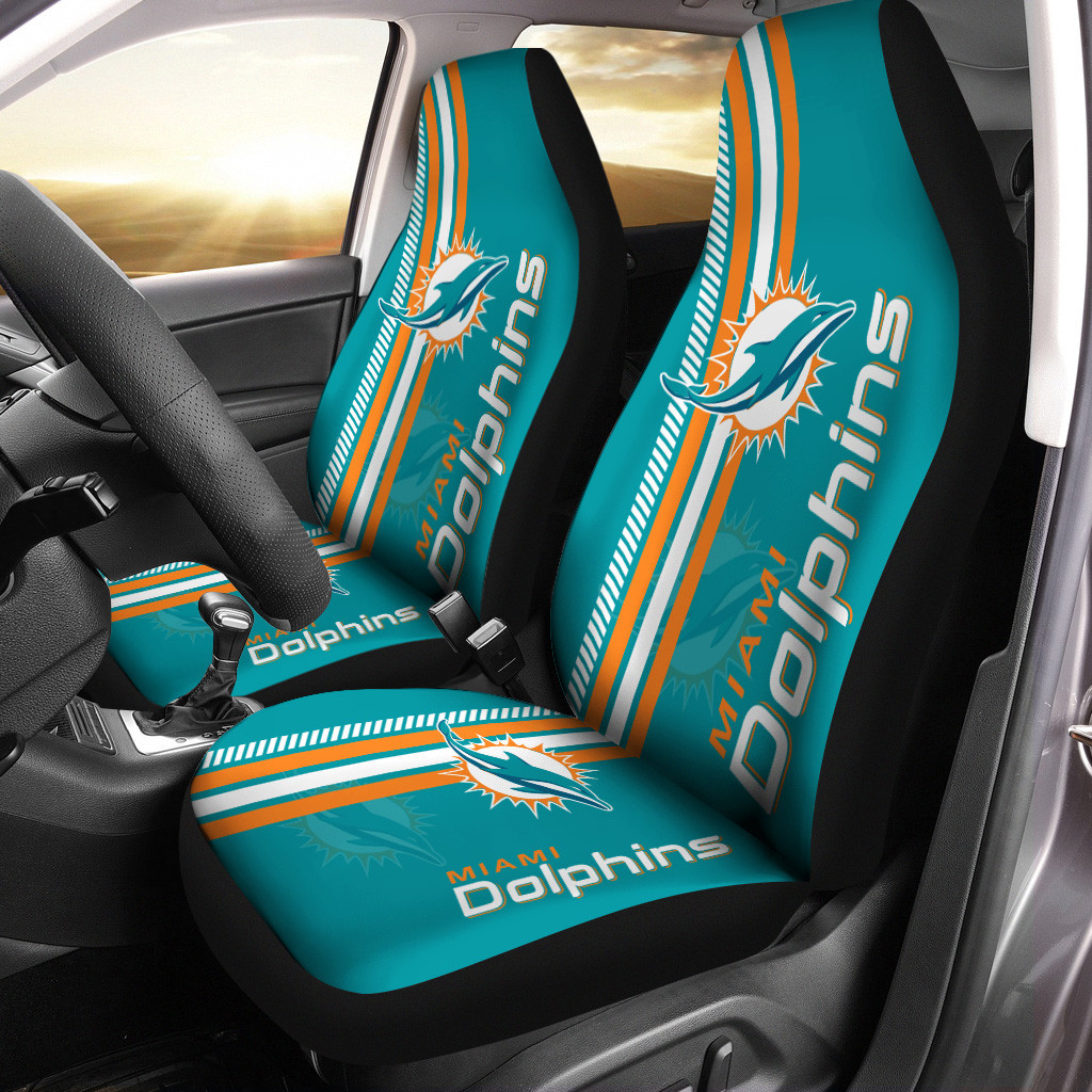 Miami Dolphins Car Seat Cover Set CSC8830