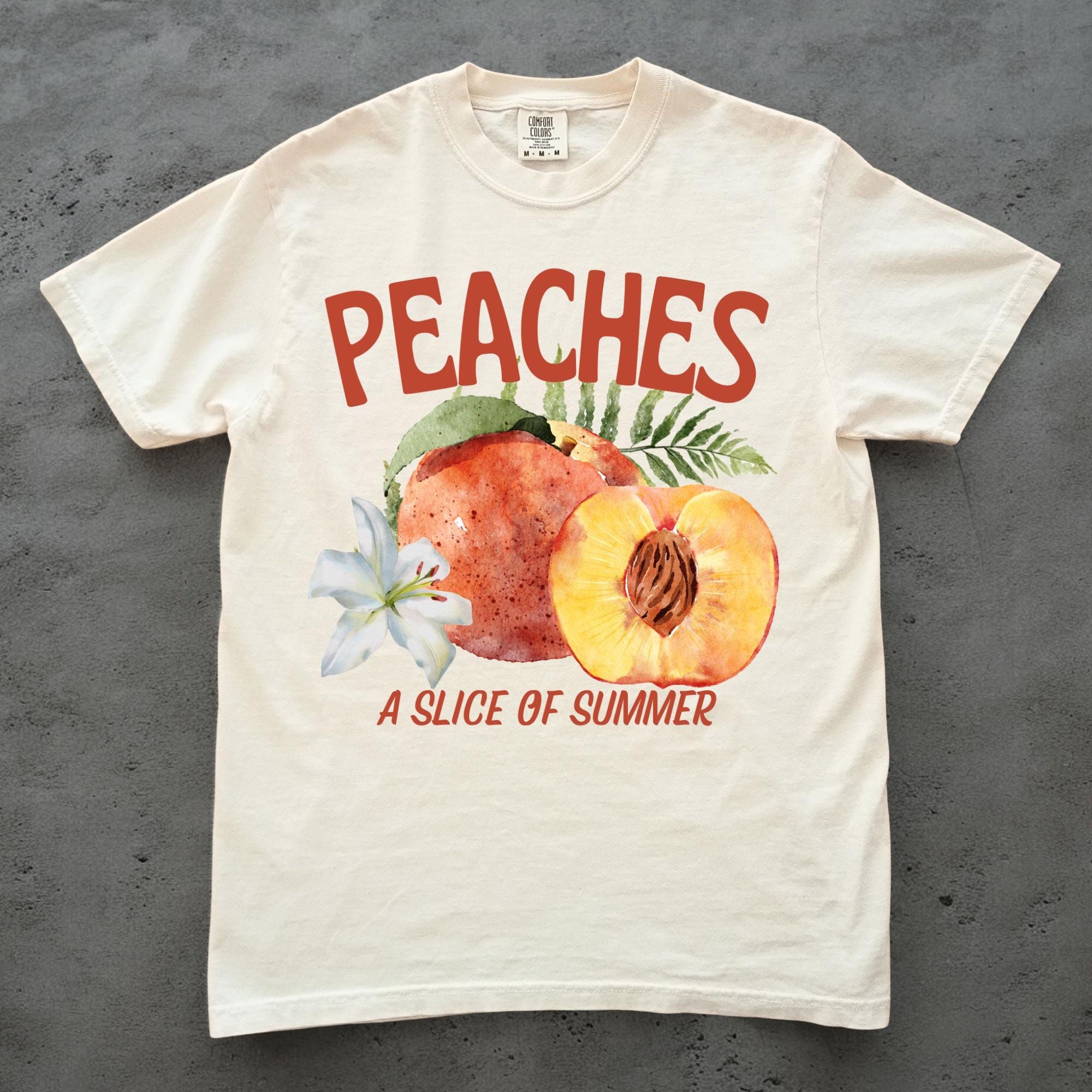 Shirt Ideas, Peaches Tropical Retro  …