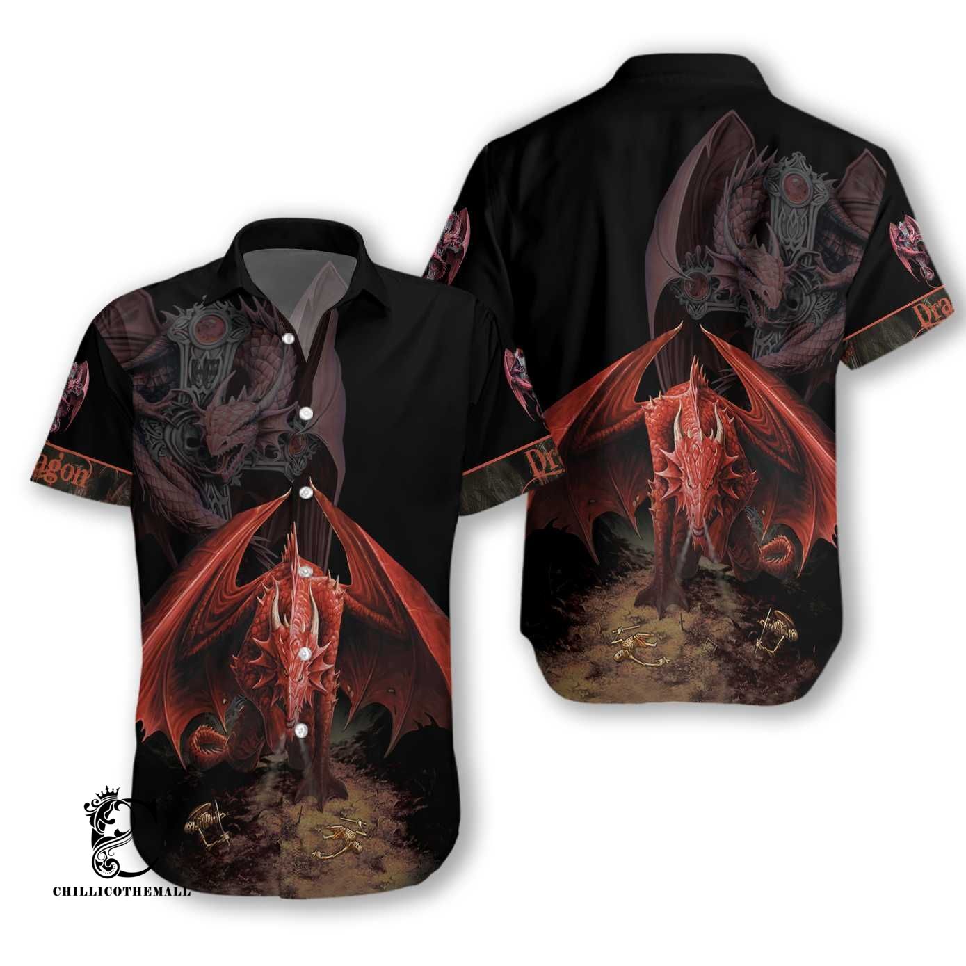 Red Dragon Ez05 2710 Hawaiian Shirt