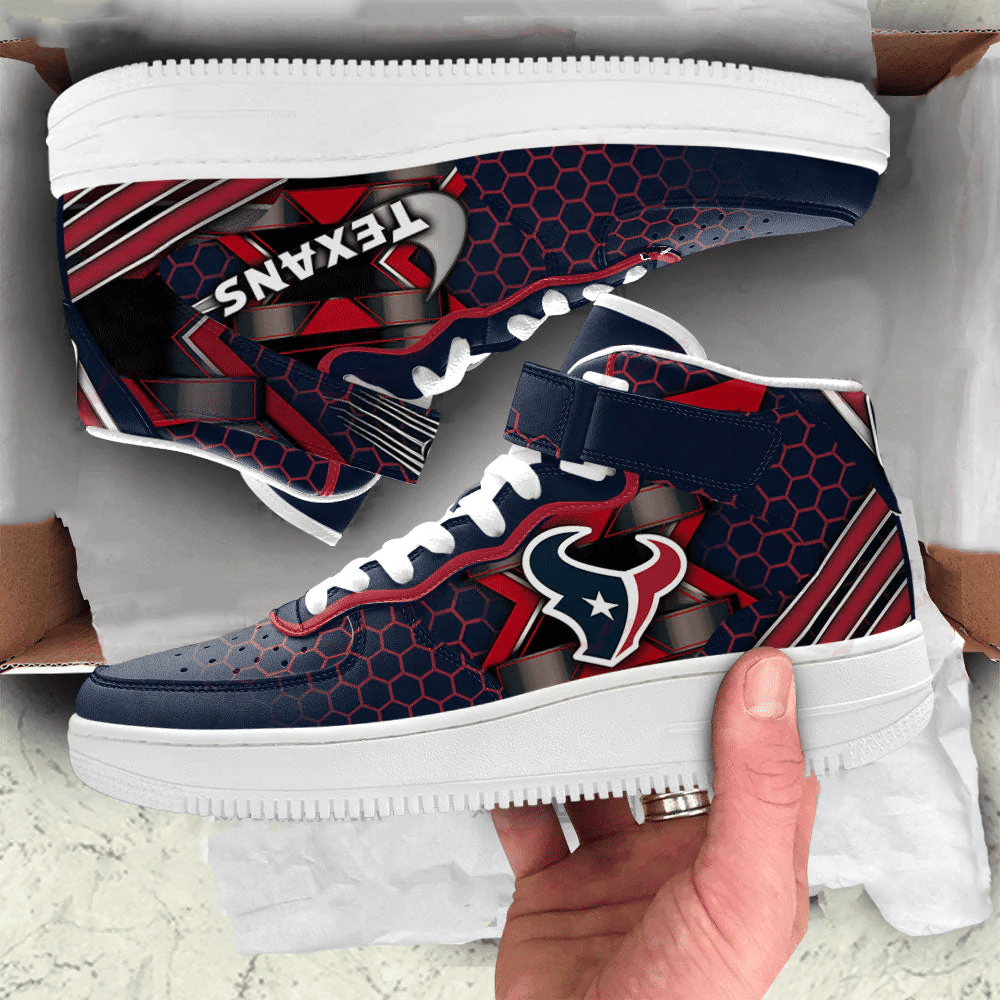 Houston Texans High Air Force 1 Sneakers