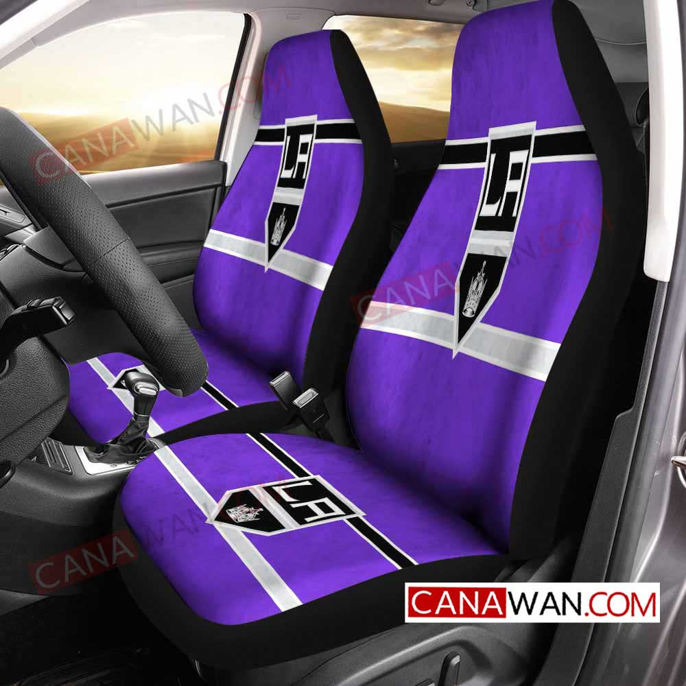 Los Angeles Kings Logo Art Car Seat Cover Set CSC1946