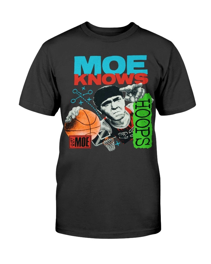 The Moe Knows Hoops Vintage T Shirt 072921