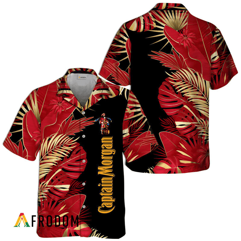 Captain Morgan Tropical Palm Hawaiian Shirt