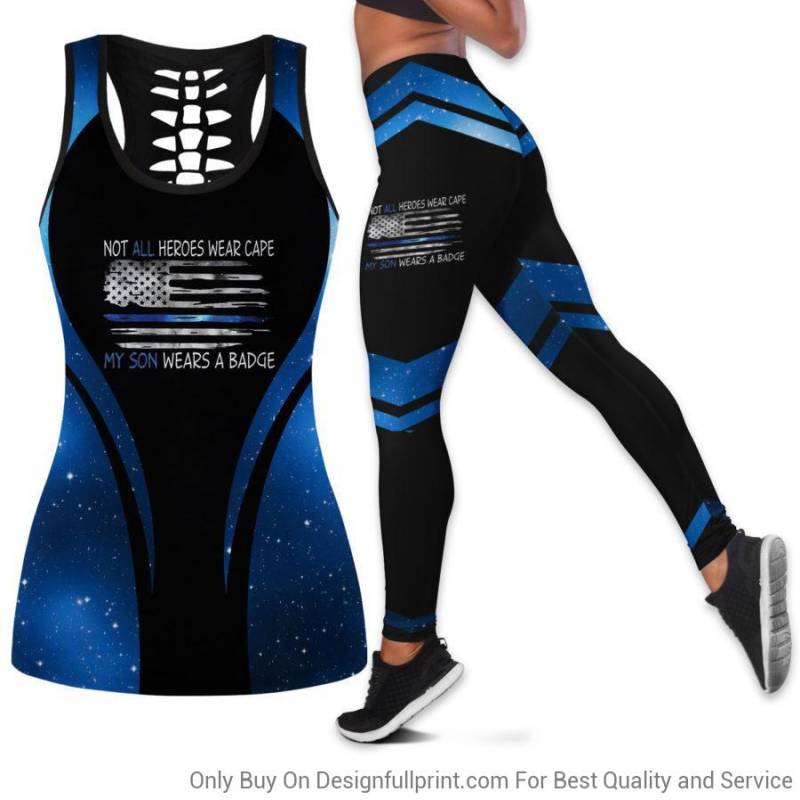 Law Enforcement My Son Has Badge Tan &hellip;