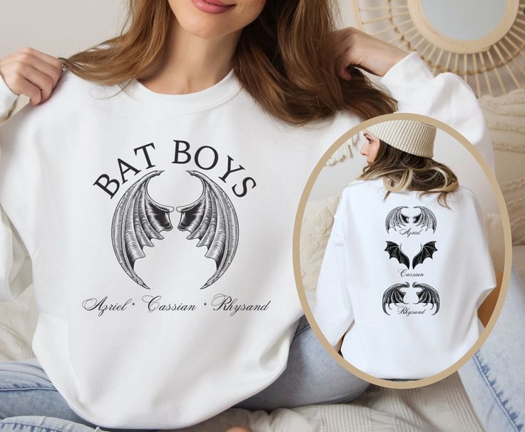 ACOTAR Feyre Bat Boys Sweatshirt, Ni &hellip;