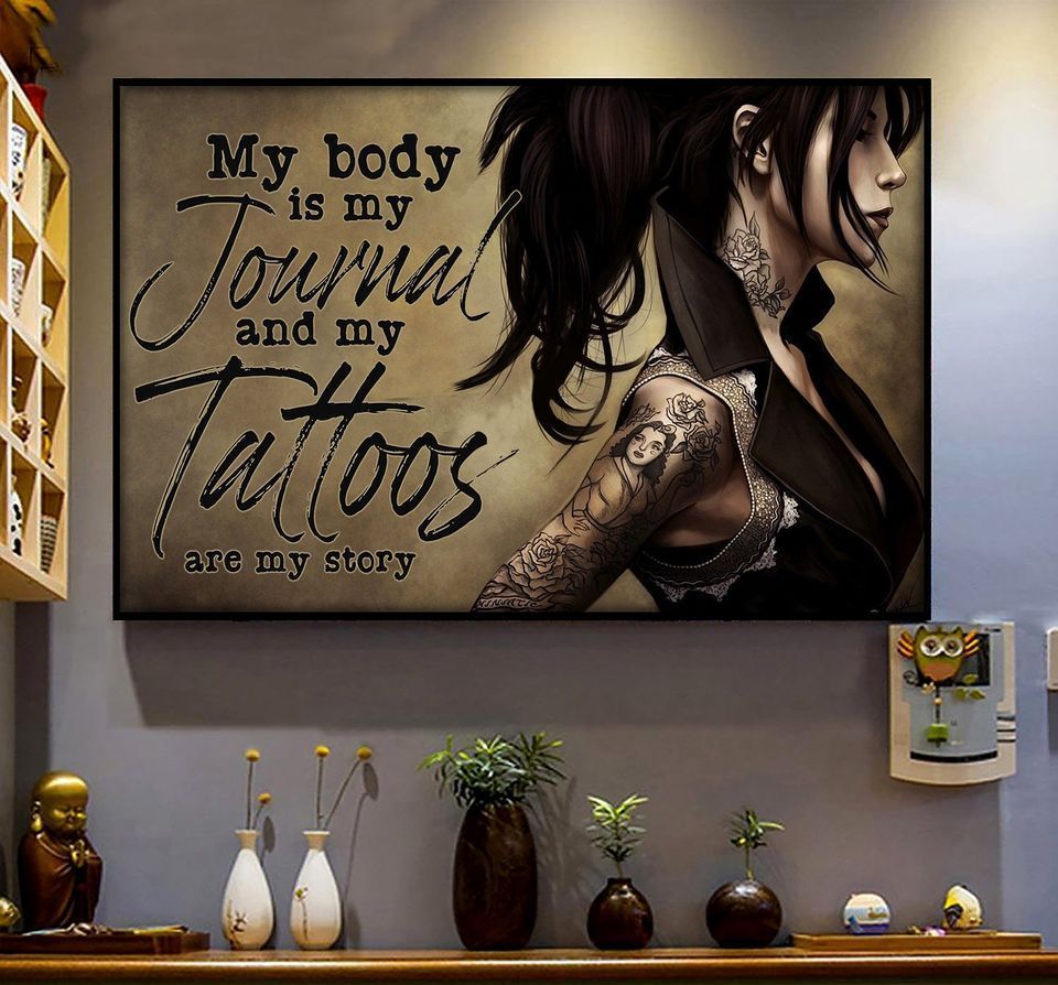 Girl Tattoos My Body Is My Journal A &hellip;