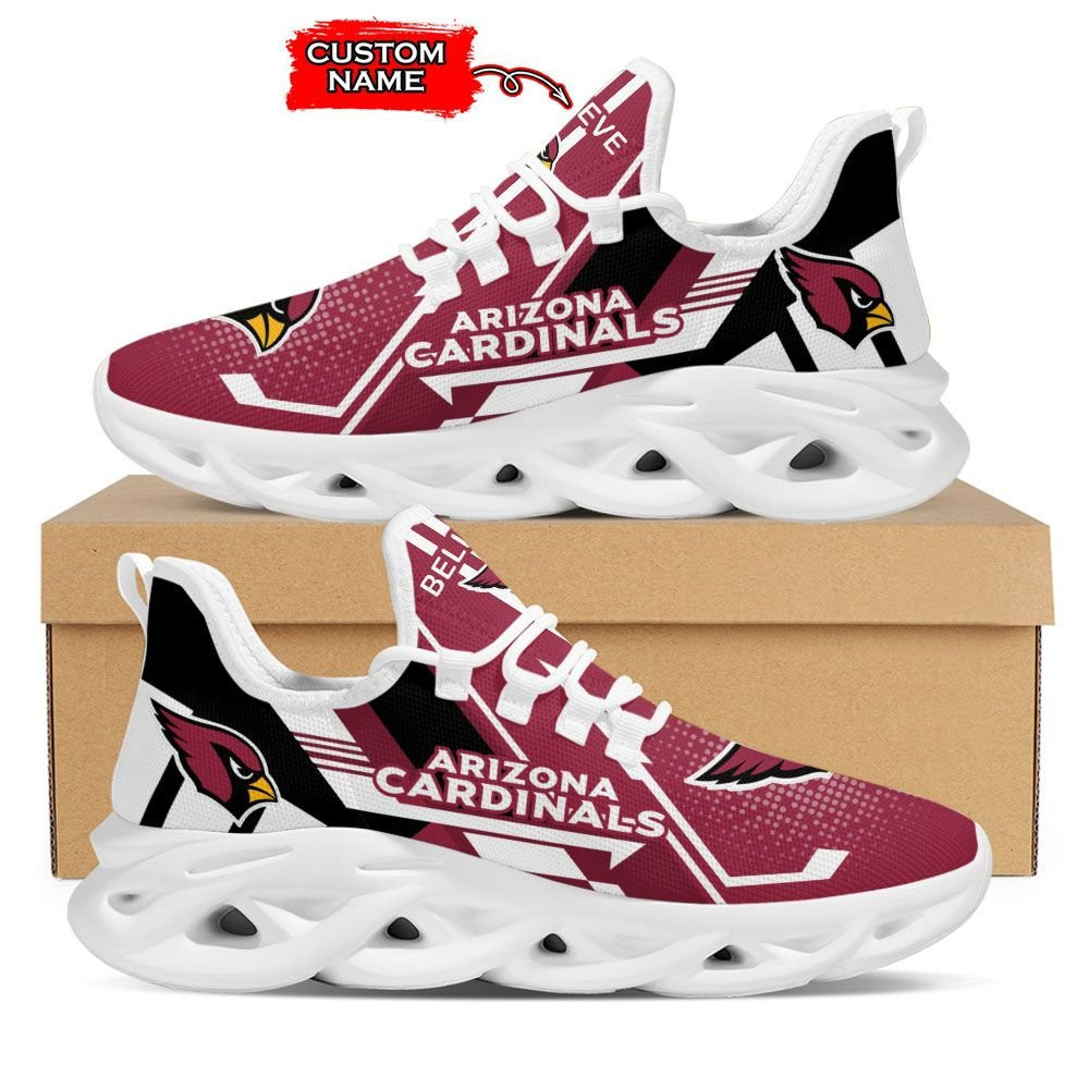 Arizona Cardinals Personalized Clunky Sneaker Max Soul Shoes MS7410