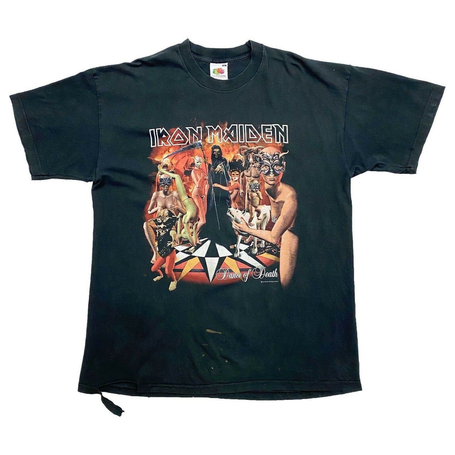 Iron Maiden Dance Of Death World Tour Tshirt | Vintage Heavy Metal Band Music