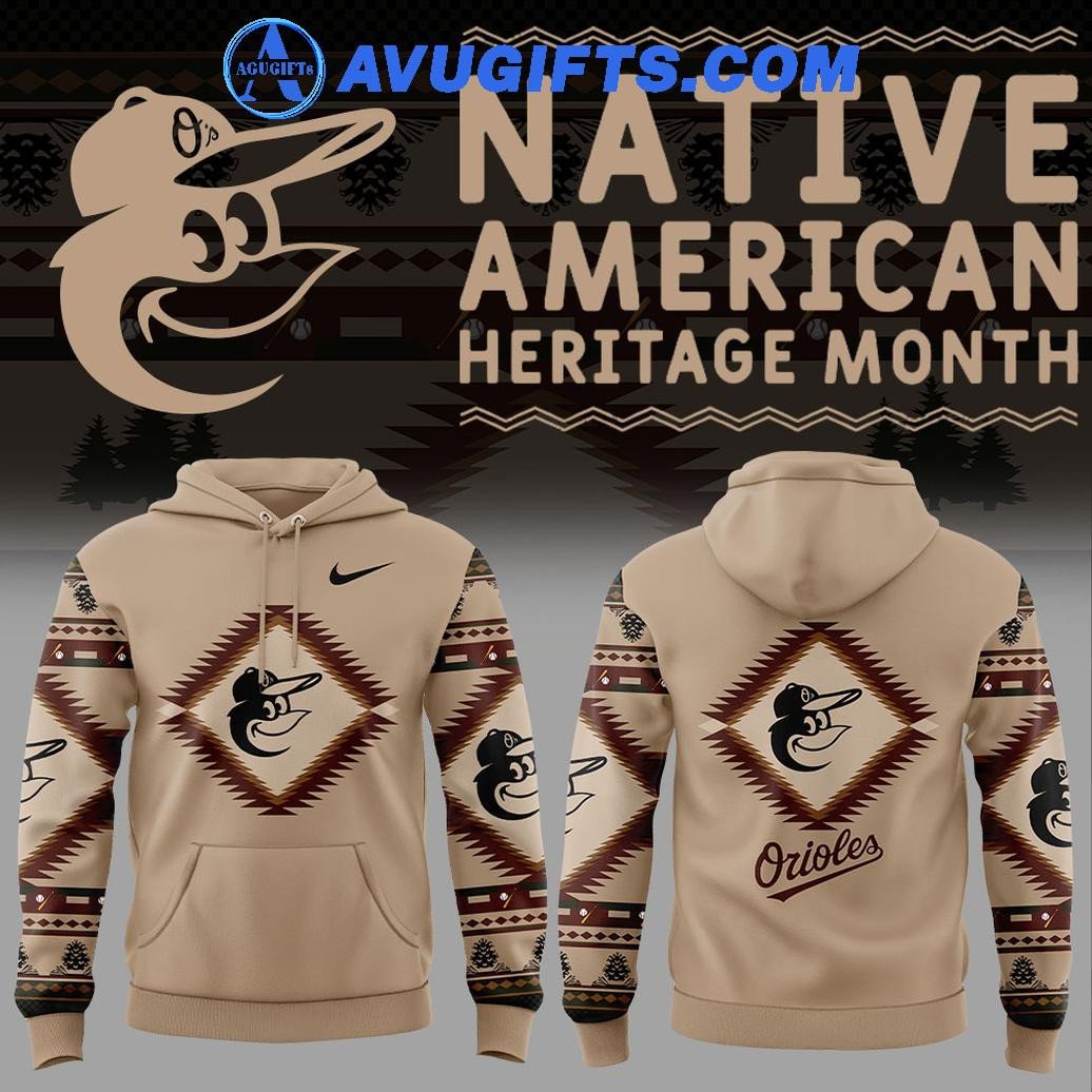 Limited Edition Baltimore Orioles Native American Heritage Fans Must Have Hoodie – Zip Hoodie 3D Aop Shirt