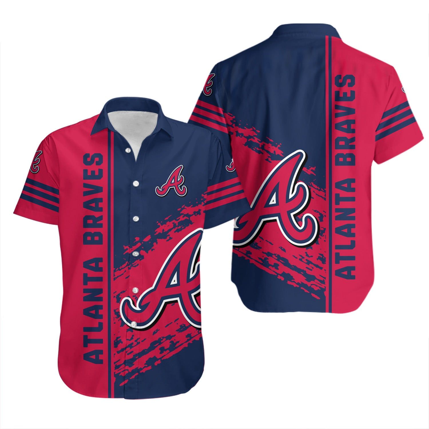 Atlanta Braves Hawaiian Shirt Quarter Style – Mlb