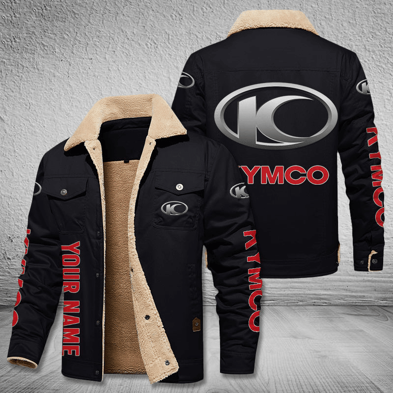 Kymco Unisex Custom Name Stand Collar Jacket