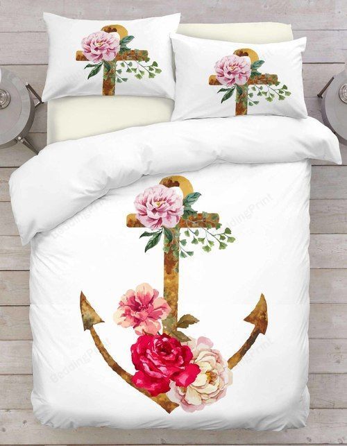 Floral Anchor 3D Cotton Bed Sheets S &hellip;