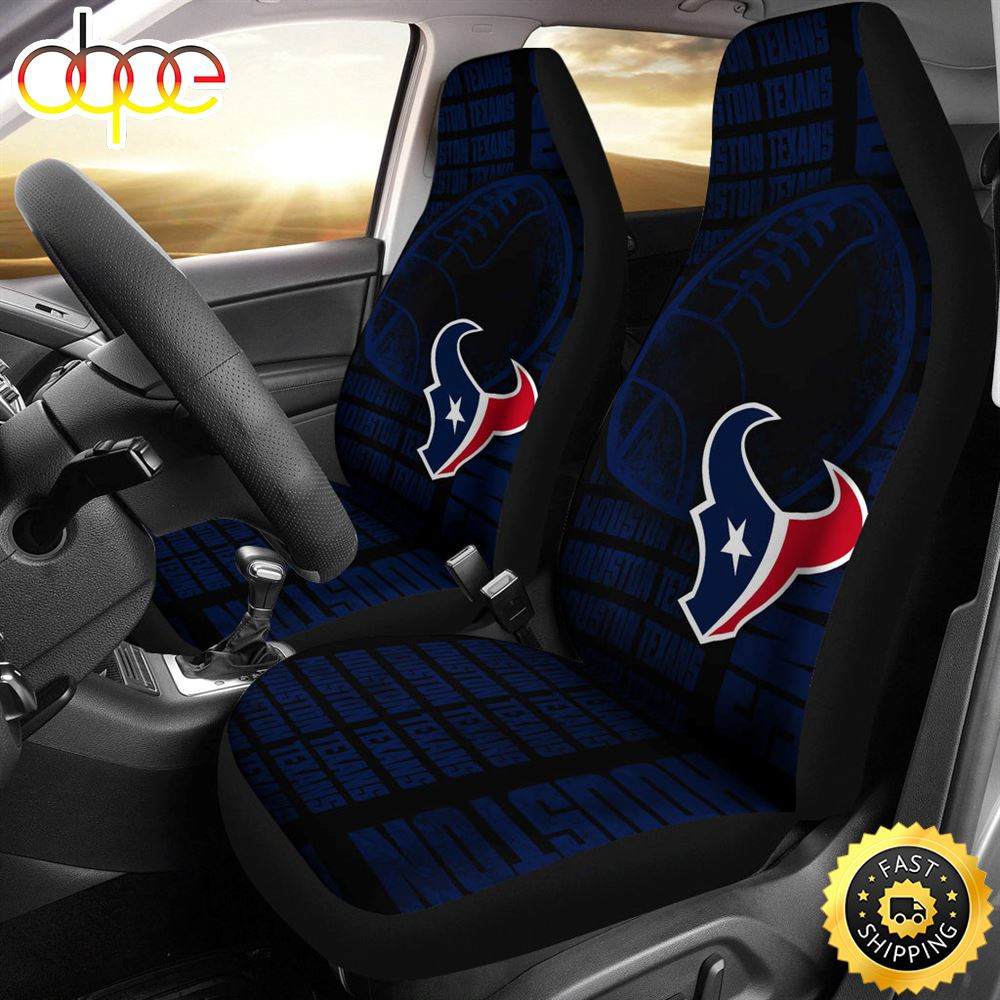 Gorgeous The Victory Houston Texans Car Seat Cover Set CSC4836