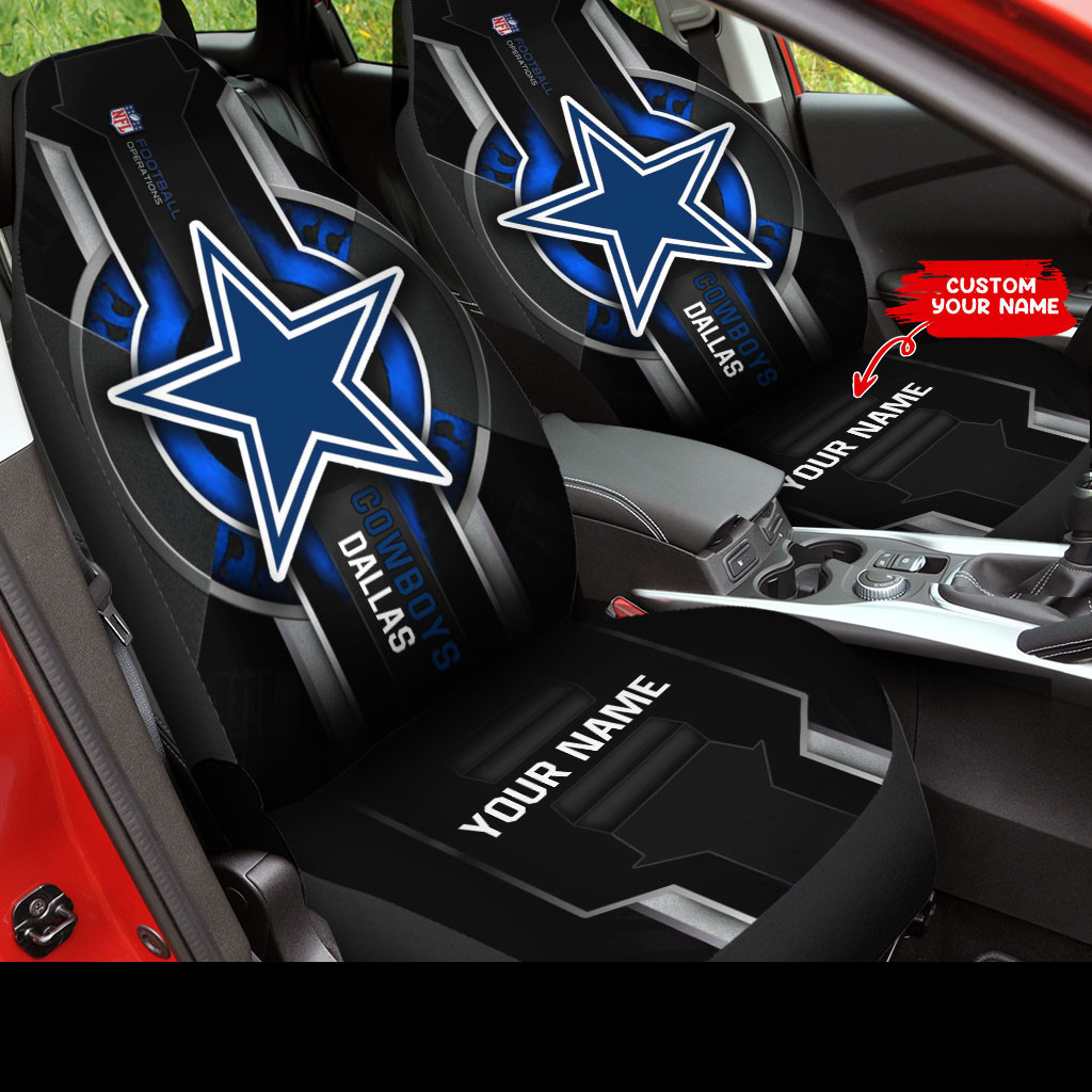 Dallas Cowboys Personalized Car Seat Cover Set CSC8786